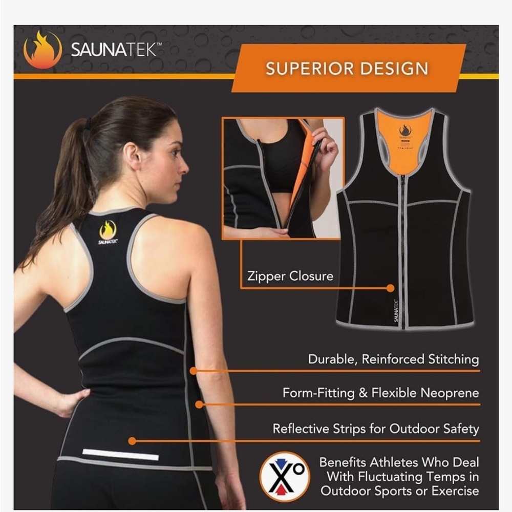 💧💦 sweat vest by Saunafx Medium - Picture 6 of 7